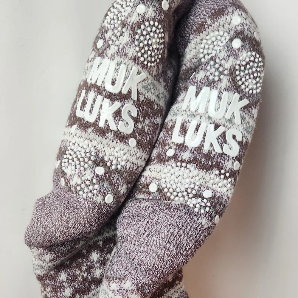 The Original Muk Luks - Womans Cabin Socks - Picture 2 of 3